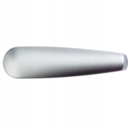 Gray chrome toilet cabinet door handle