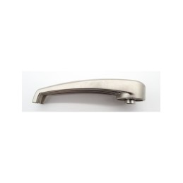 Gray chrome toilet cabinet door handle