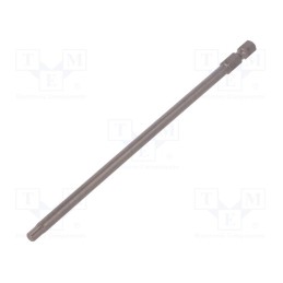 1 pcs x WERA - 5059634001 - Screwdriver bit, hex key, HEX 4mm, Overall len: 152mm