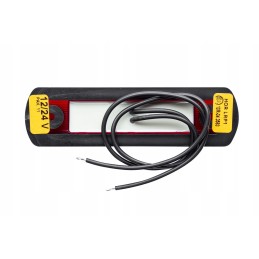 Red LED marker lamp on a rubber base