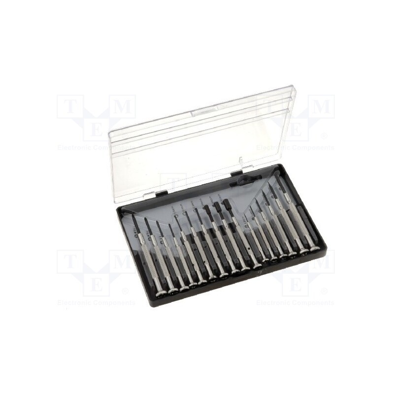 1 set x GOLDTOOL - GSD-481 - Kit: screwdrivers, precision, Socket: HEX 3mm,HEX 4mm,HEX 5mm