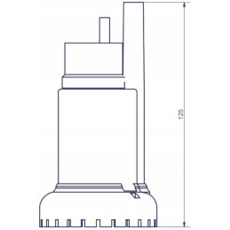 Comet submersible water pump 15l min 0 65 bar