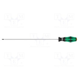 1 pcs x WERA - 5008027001 - Screwdriver, slot, 4,0x0,8mm, Blade length: 300mm