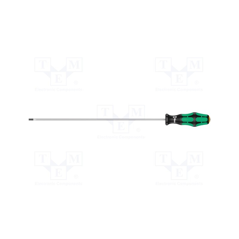 1 pcs x WERA - 5008027001 - Screwdriver, slot, 4,0x0,8mm, Blade length: 300mm