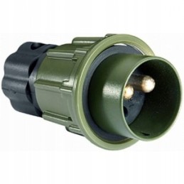 24v 2pin nato crimp metal plug