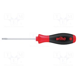 1 pcs x WIHA - 32384 - Screwdriver, slot, 6,0x1,0mm, SoftFinish®, Blade length: 300mm