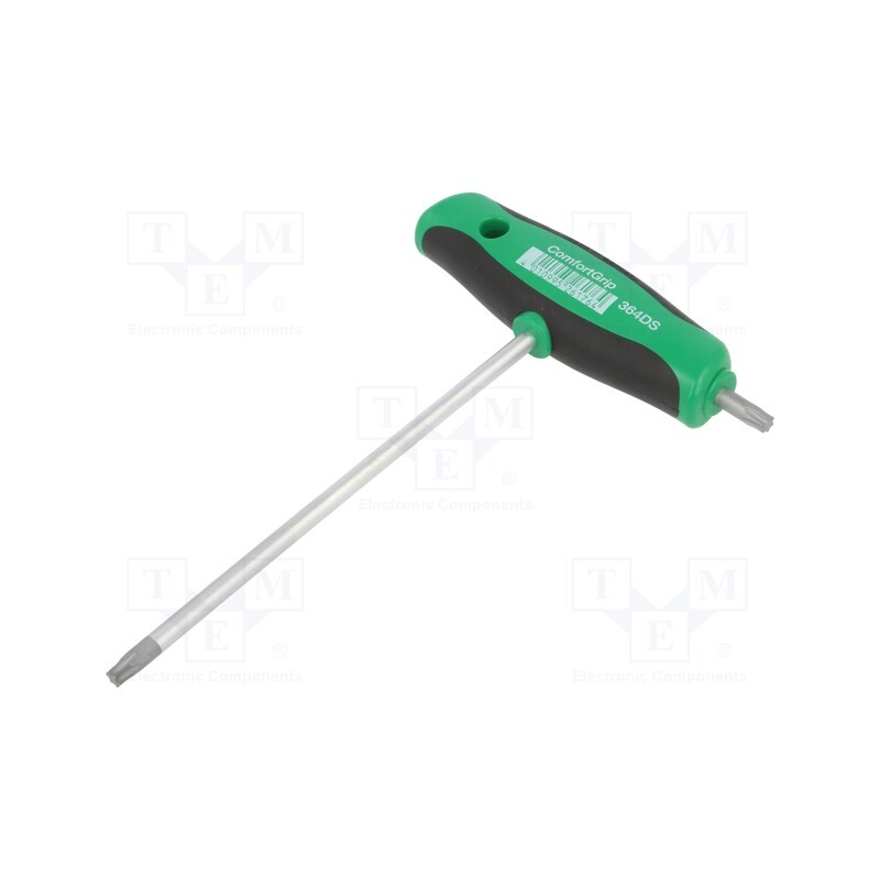 1 pcs x WIHA - 26176 - Wrench, Torx®, TX27, Overall len: 182mm, Working part len: 150mm