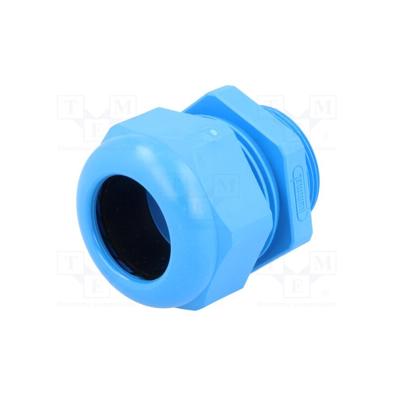 1 pcs x HUMMEL - 1.209.3202.50 - Cable gland, M32, 1.5, IP68, polyamide, blue, UL94V-0, HSK-K