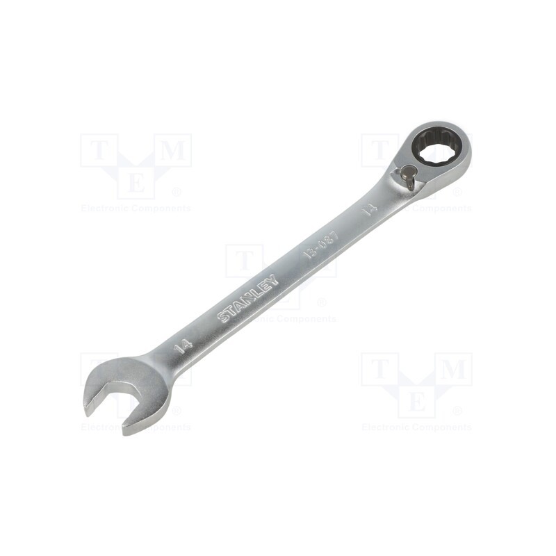 1 pcs x STANLEY - FMMT13087-0 - Wrench, combination spanner,with ratchet, 14mm, FATMAX®