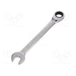 1 pcs x STANLEY - 4-89-940 - Wrench, combination spanner,with ratchet, 15mm, nickel plated