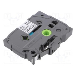 1 pcs x BROTHER - TZE-221 - Tape, 9mm, 8m, white, Character colour: black, laminated,glued