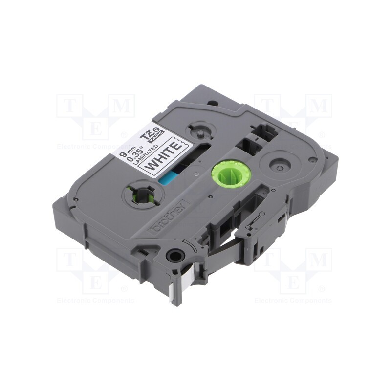 1 pcs x BROTHER - TZE-221 - Tape, 9mm, 8m, white, Character colour: black, laminated,glued