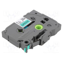 1 pcs x BROTHER - TZE-721 - Tape, 9mm, 8m, green, Character colour: black, laminated,glued