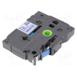 1 pcs x BROTHER - TZE-223 - Tape, 9mm, 8m, white, Character colour: blue, laminated,glued