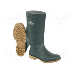 1 set x DELTA PLUS - GROHCOBVE44 - Boots, Size: 44, green, PVC, bad weather,slip, high