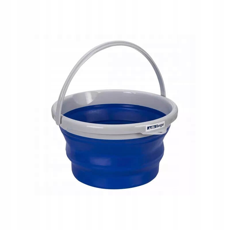 Berger foldable tourist bucket 10l silicone