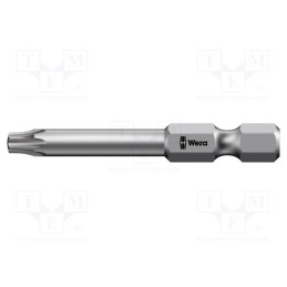 1 pcs x WERA - 5060142001 - Screwdriver bit, Torx® with protection, T20H, Overall len: 70mm