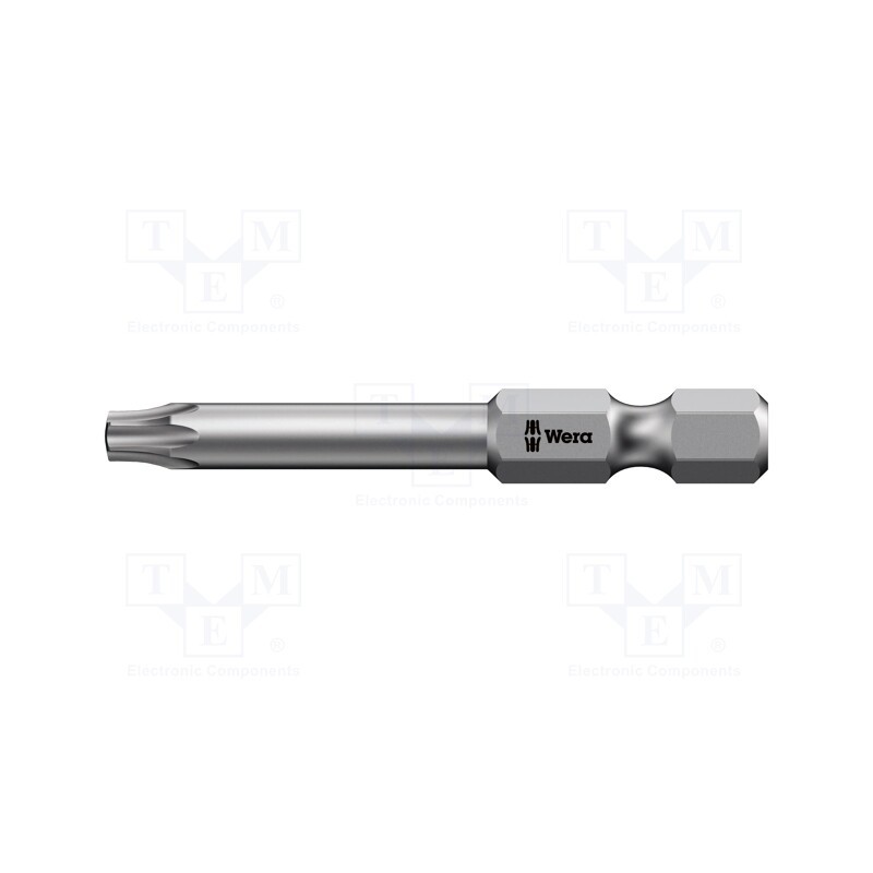 1 pcs x WERA - 5060142001 - Screwdriver bit, Torx® with protection, T20H, Overall len: 70mm
