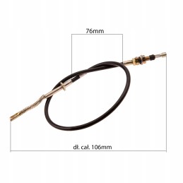 Handbrake cable 2 2 5 h left short hangcha
