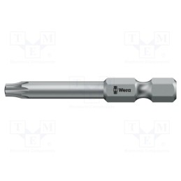 1 pcs x WERA - 5060139001 - Screwdriver bit, Torx® with protection, T8H, Overall len: 70mm
