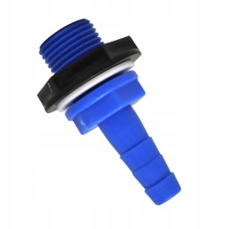 Tank grommet, water connector, threaded connection
