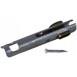 The end of the customs rope, diameter 6, with a crimp