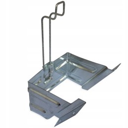 G46 wheel chock mounting bracket, galvanized