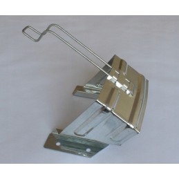 G46 wheel chock mounting bracket, galvanized