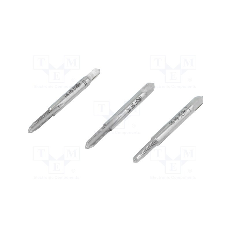 1 set x ALPEN-MAYKESTAG - 70700300100 - Kit: taps, for blind holes,to the through holes, L: 40mm, 2,7mm