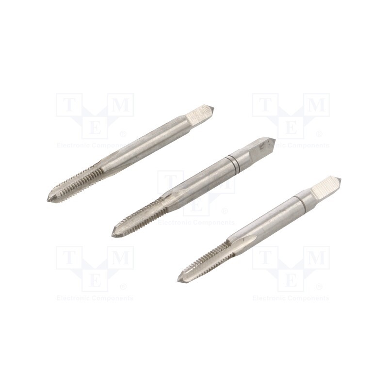 1 set x ALPEN-MAYKESTAG - 70700400100 - Kit: taps, for blind holes,to the through holes, L: 45mm, 4,5mm