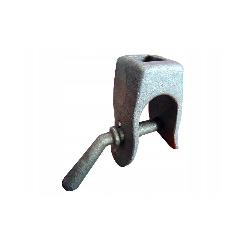 Tipping support for forks with pin set