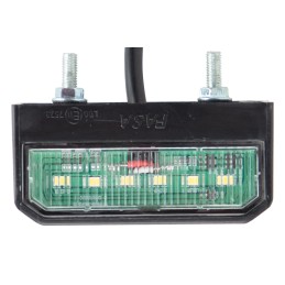 LED backlight for license plate