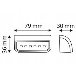 LED backlight for license plate