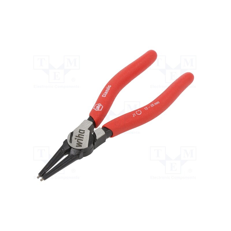 1 pcs x WIHA - 36225 - Pliers, for circlip, internal, 12÷25mm, Pliers len: 140mm, Classic