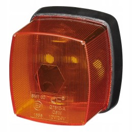 Side position lamp, yellow, 66x62mm pm