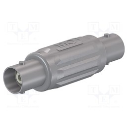 1 pcs x STu00c4UBLI - 67.9547-28 - Adapter BNC, coupler, grey