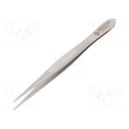 1 pcs x BERNSTEIN - 5-121-7 - Tweezers, 120mm, Blade tip shape: rounded, universal