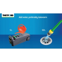 Fluid for the duo tank cleaner concentrated