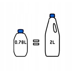 Fluid for the duo tank cleaner concentrated