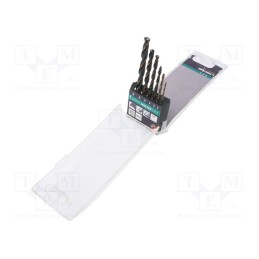 1 set x ALPEN-MAYKESTAG - 811122100 - Drill set, for metal, high speed steel stal szybkotnąca HSS