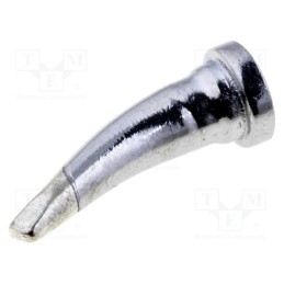 1 pcs x WELLER - T0054444399 - Tip, bent chisel, 1.6x0.7mm, bent 30°