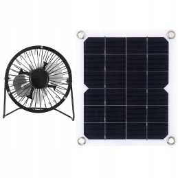 10w solar panel with cooling fan