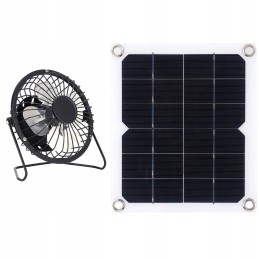 10w solar panel with cooling fan