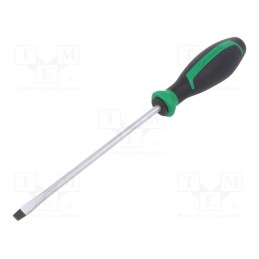1 pcs x STAHLWILLE - 46203065 - Screwdriver, slot, 6,5x1,2mm, DRALL+, Blade length: 150mm