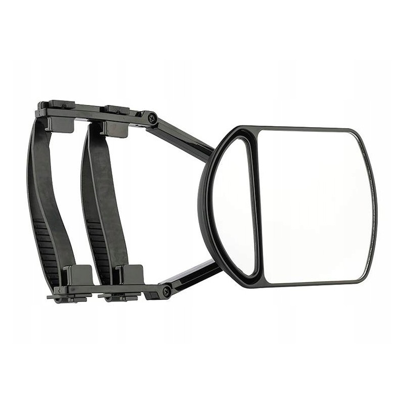 Universal towing mirror with blind spot mirror