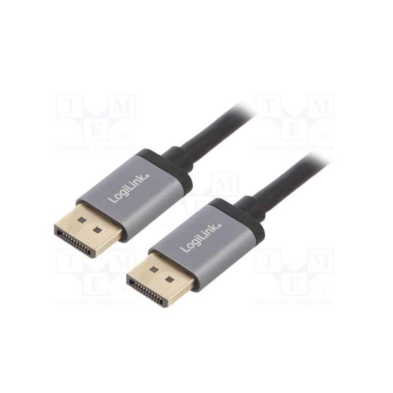 1 pcs x LOGILINK - CDA0101 - Cable, DisplayPort 1.2,HDCP 1.3, DisplayPort plug,both sides