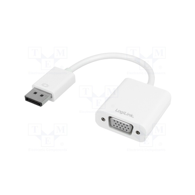 1 pcs x LOGILINK - CV0059B - Converter, DisplayPort 1.2, white, Features: HDCP conform
