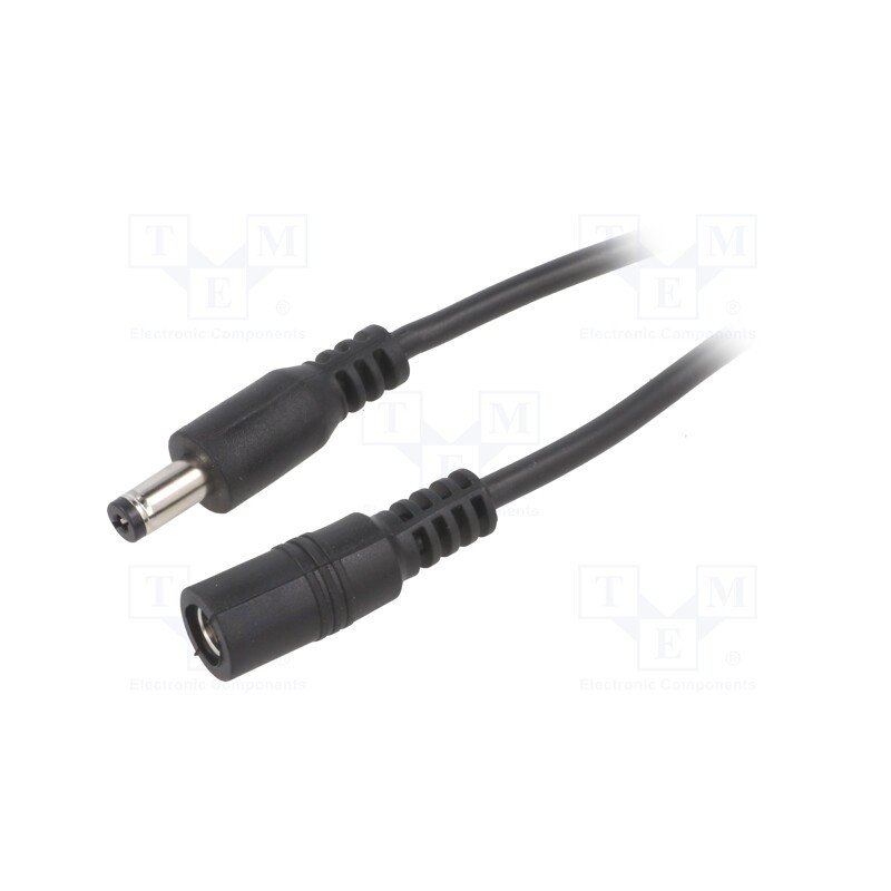 1 pcs x BQ CABLE - DC.EXT.4200.0200 - Cable, 2x0.5mm2, DC 5,5/2,1 plug,DC 5,5/2,1 socket, straight