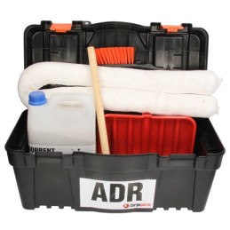 Set of ADR truck semi-trailer basic sorbent