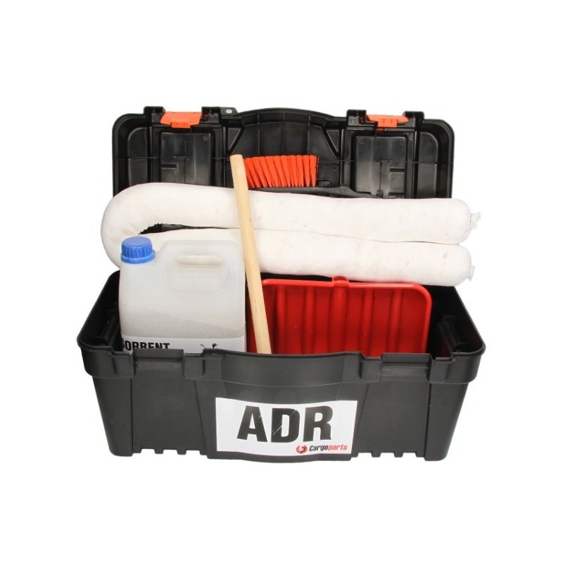Set of ADR truck semi-trailer basic sorbent